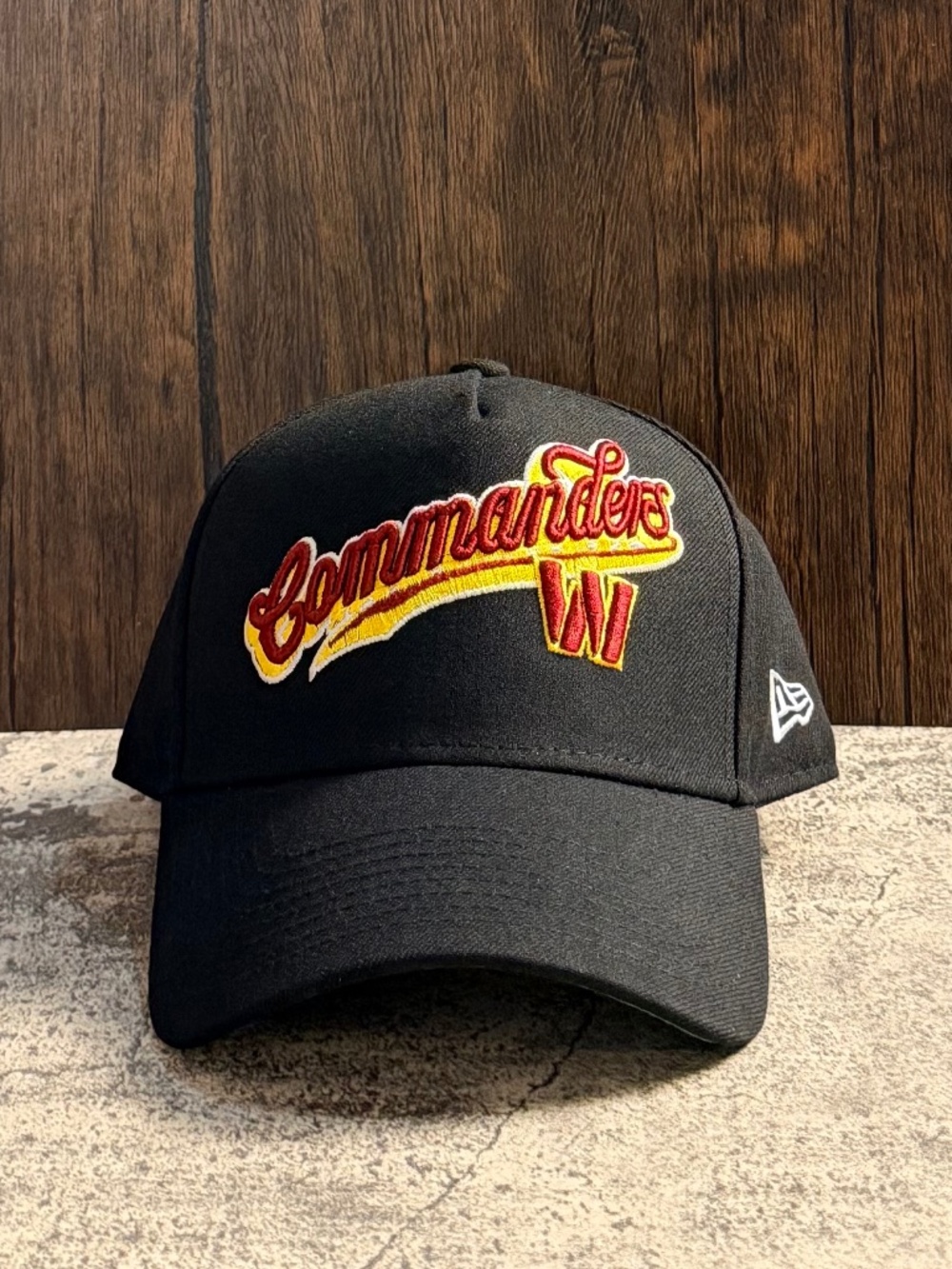 New Era Washington Commanders 9FORTY Born X Raised Script Black Snapback OSFA